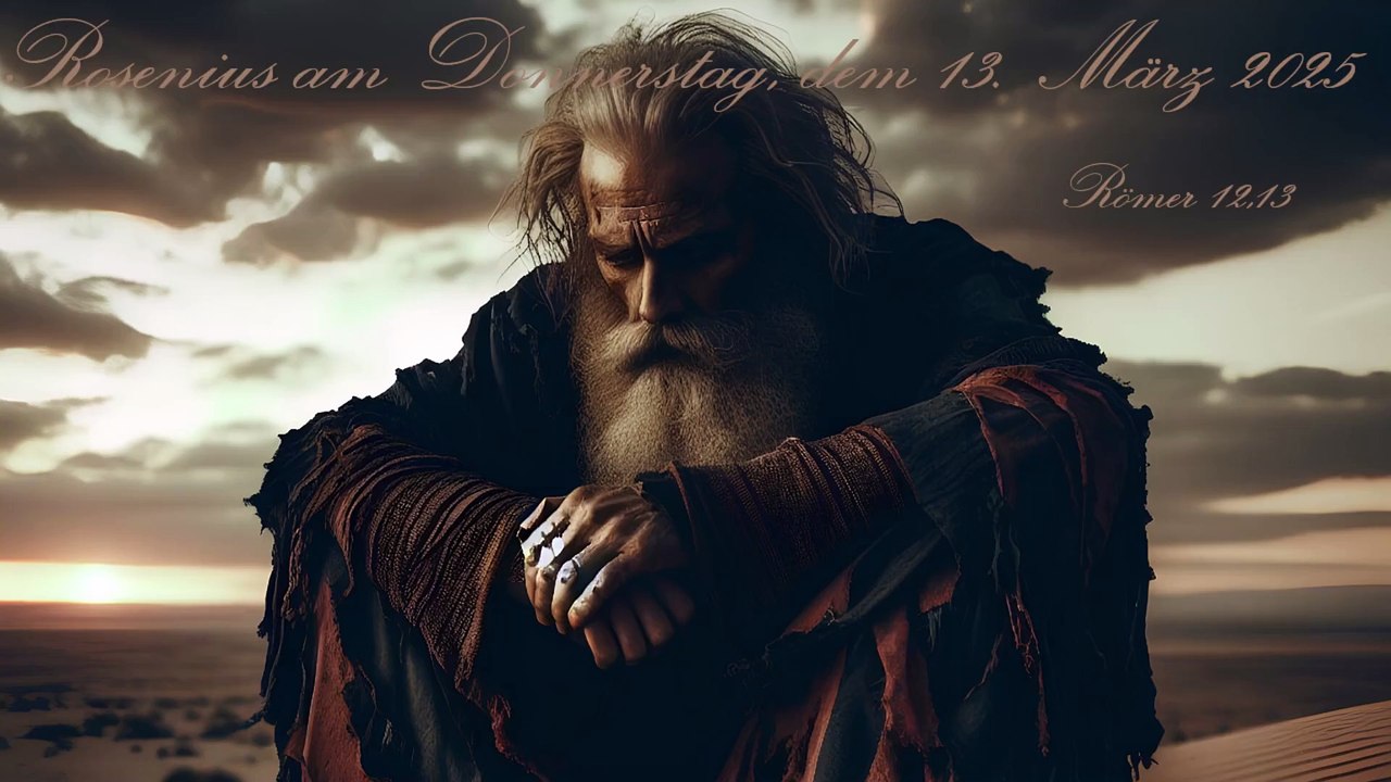 Rosenius am Donnerstag, dem 13. März 2025, zu Römer 12,13