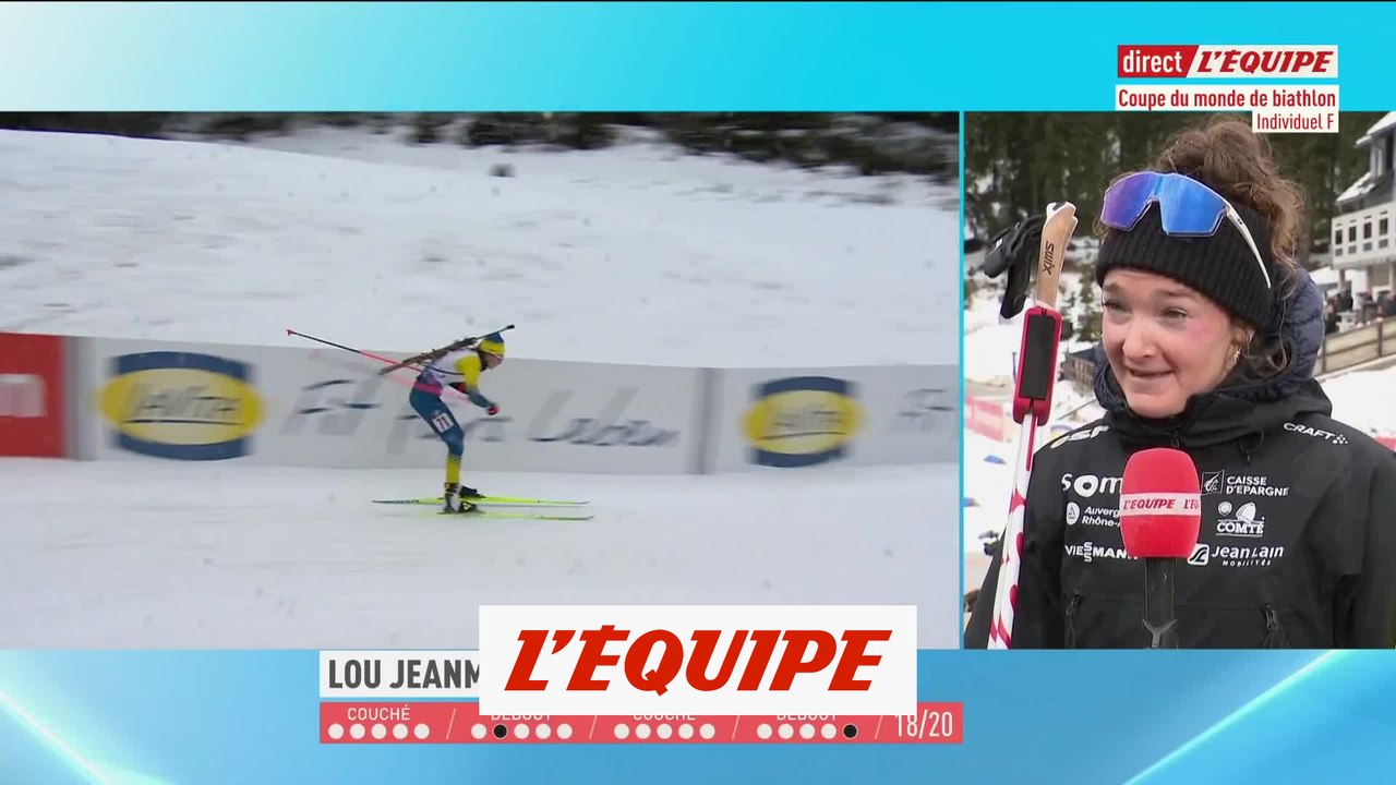 Jeanmonnot : «Je me bats contre moi-même» - Biathlon - Coupe du monde (F)
