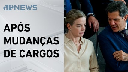 Haddad e Gleisi Hoffmann se reúnem para discutir agenda econômica