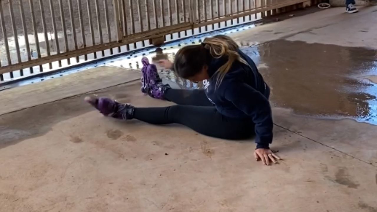 Woman tries roller skating for the 1st time, gets humbled in spine-tastic manner