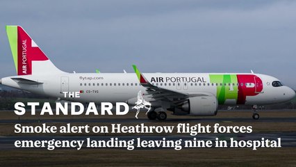Heathrow flight drama as smoke alert forces emergency landing leaving nine in hospital
