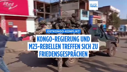 Friedensgespräche zwischen kongolesischer Regierung und M23-Rebellen erwartet