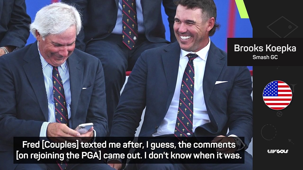 Koepka responds to Couples comments about re-joining the PGA Tour