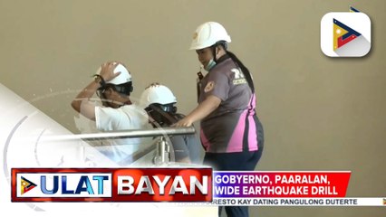 First quarter nationwide simultaneous earthquake drill, isinagawa sa buong bansa