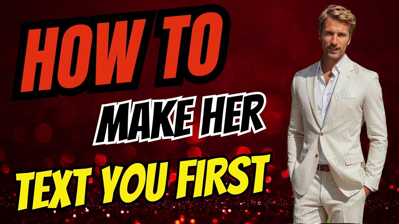 "How to make HER text you first  "