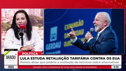 PIADA: LULA ESTUDA RETALIAÇÃO TARIFÁRIA CONTRA EUA