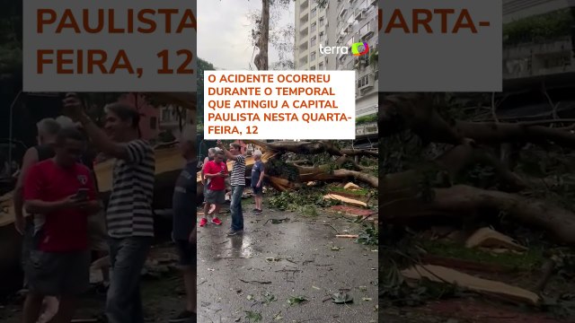 Chuva forte em SP deixa ao menos um morto e 170 mil imóveis sem energia elétrica #shorts