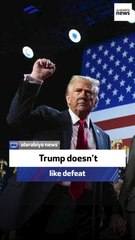 Trump hates to lose
