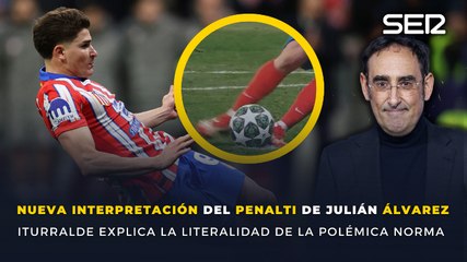 La clave arbitral del penalti de Julián Alvarez: el debate va más allá de si la toca o no dos veces