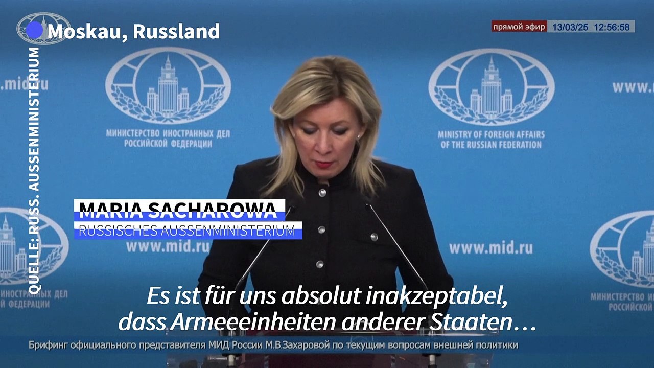 Moskau: Friedenstruppen in der Ukraine wären 'direkter bewaffneter Konflikt'