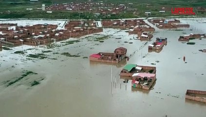 Bolivia, le coltivazioni di Viacha distrutte dal maltempo: le immagini dal drone