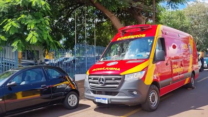 Criança é socorrida pelo Siate no CMEI Emanuel Bottini Portes