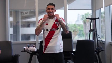 Kevin Castaño fue presentado en River Plate