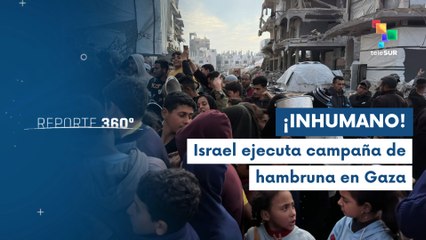 Entrevista | palestinos sufren de hambruna en Gaza