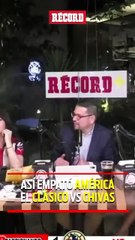 Así reaccionó @soyalejandrogomez y nuestra mesa al gol tempranero de las Águilas. @solopawis y @elplanchitas no pudieron ocultar su emoción.