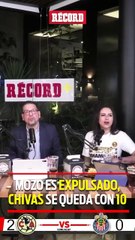 ¡MOZO EXPULSADO! Así fue la reacción de nuestros talentos a la expulsión del lateral del rebaño. Tiempo después cayó el tercero del América.