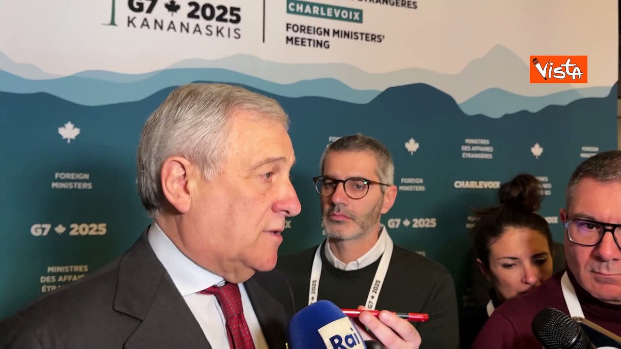 Tajani al G7 Canada: "Italia non ? favorevole a invio di truppe Nato o Ue in Ucraina"