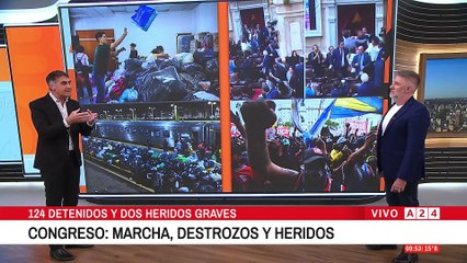 🔴 LA VIOLENCIA FUERA Y DENTRO DEL CONGRESO EN EL PASE ENTRE LAJE Y NOVARESIO