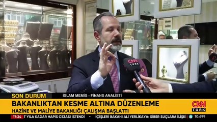 Son Dakika Haberi: Hazine ve Maliye Bakanlığından "kesme altın"a çeki düzen