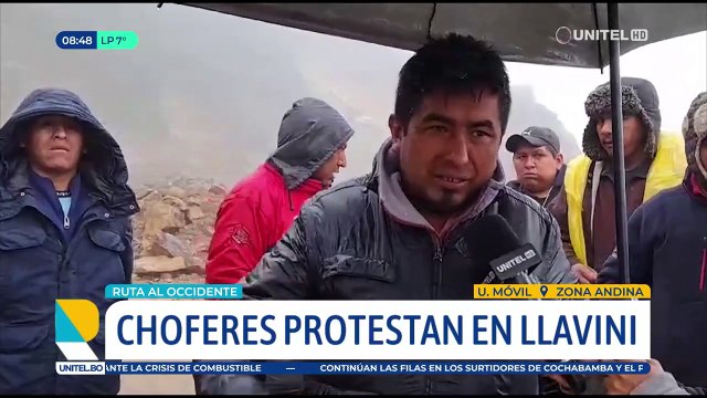 Choferes varados en la ruta al occidente, piden acelerar los trabajos para habilitar la vía