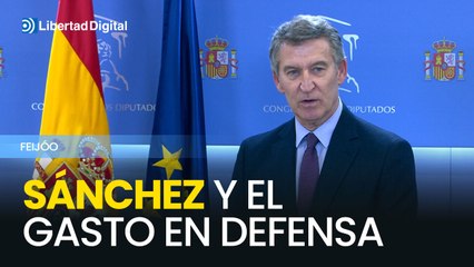 Feijóo denuncia la falta de transparencia de Sánchez sobre el gasto en defensa