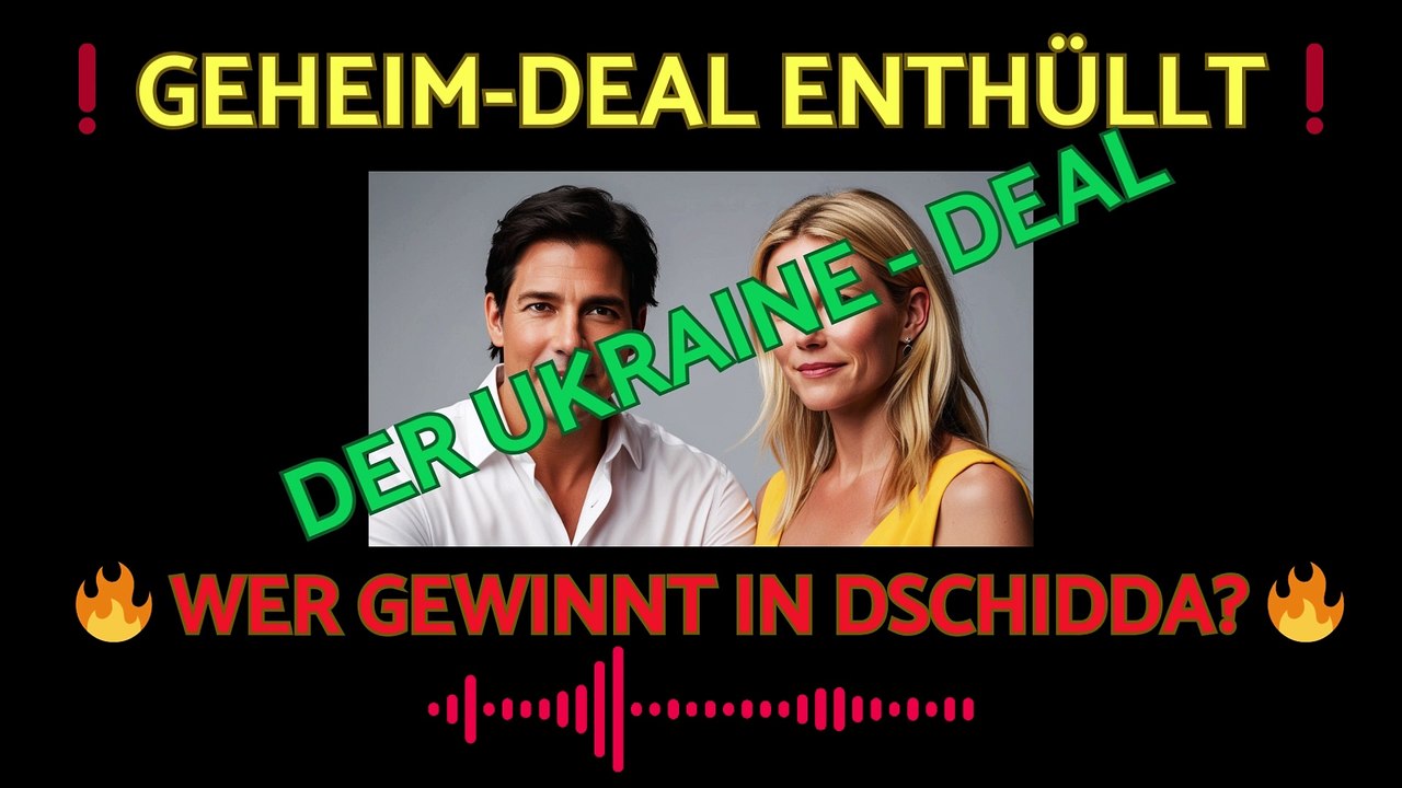🔥 Geheimplan in Dschidda? Ukraine-Deal mit Trump – Wer gewinnt wirklich? 🔥