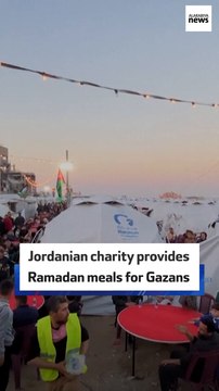 Jordanian charity provides Ramadan meals for Gazans