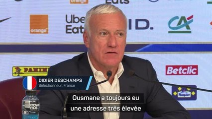 Bleus - Deschamps : “J’ai dit à Dembélé de garder quelques buts pour nous”