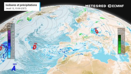 Prévisions Météo : Vents Glacials et Évolution des Centres d'Action en Europe ❄️