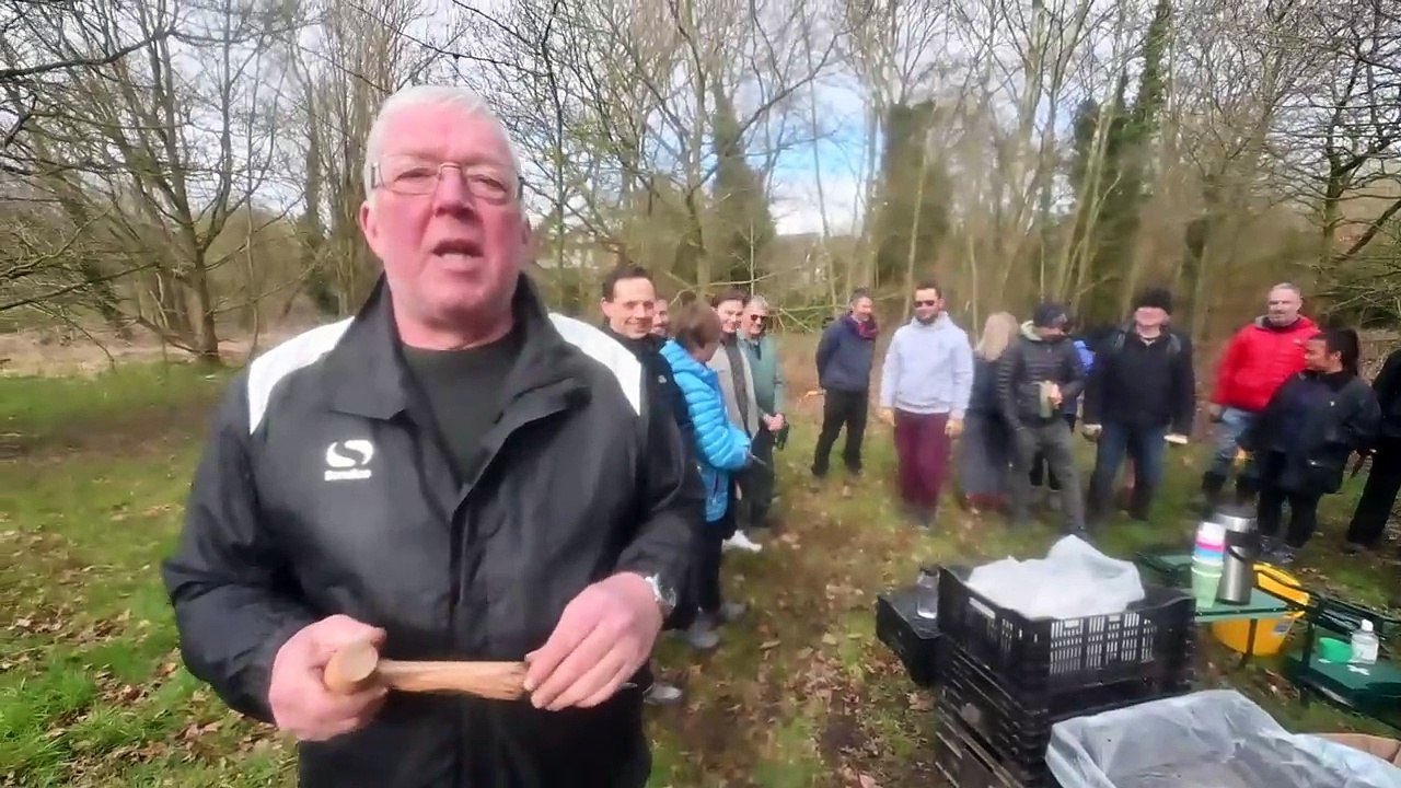 5,500 bluebell bulbs planted for the Newport Community.