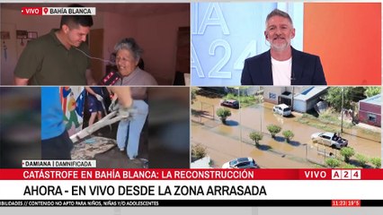 📢TEMPORAL EN BAHÍA BLANCA: "ESTUVE TRES HORAS ARRIBA DEL TECHO CON EL PERRO"