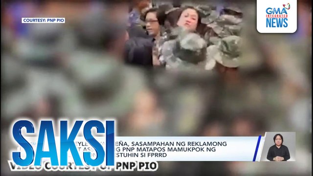 Honeylet Avanceña, sasampahan ng reklamong direct assault ng PNP matapos mamukpok ng pulis noong arestuhin si FPRRD | Saksi