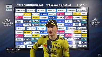 Cycling - Tirreno-Adriatico 2025 - Olav Kooij : "A really tough day... But I am really happy"