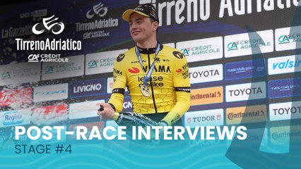 Tirreno Adriatico 2025 | Stage 4: Post-race interviews