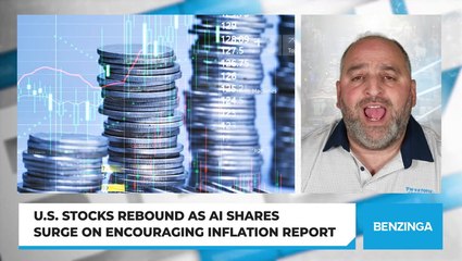 U.S. Stocks Rebound as AI Shares Surge on Encouraging Inflation Report