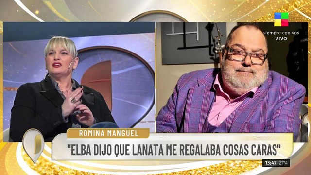 Romina Manguel confirmó que le inició una demanda a Elba Marcovecchio por sus dichos sobre ella y Jorge Lanata