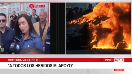 📢 VIOLENCIA EN EL CONGRESO: "A TODOS LOS HERIDOS MIM APOYO" - VICTORIA VILLARRUEL