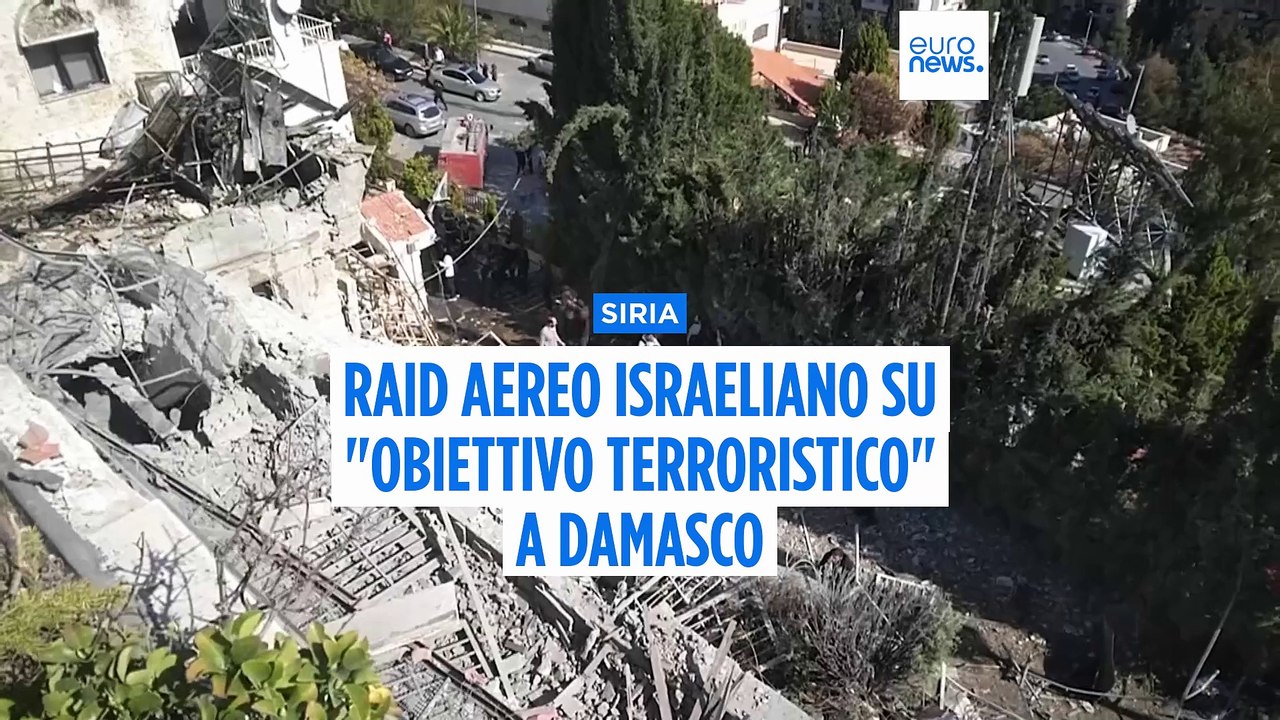 Siria: almeno un morto in un raid israeliano a Damasco, "obiettivi terroristici"