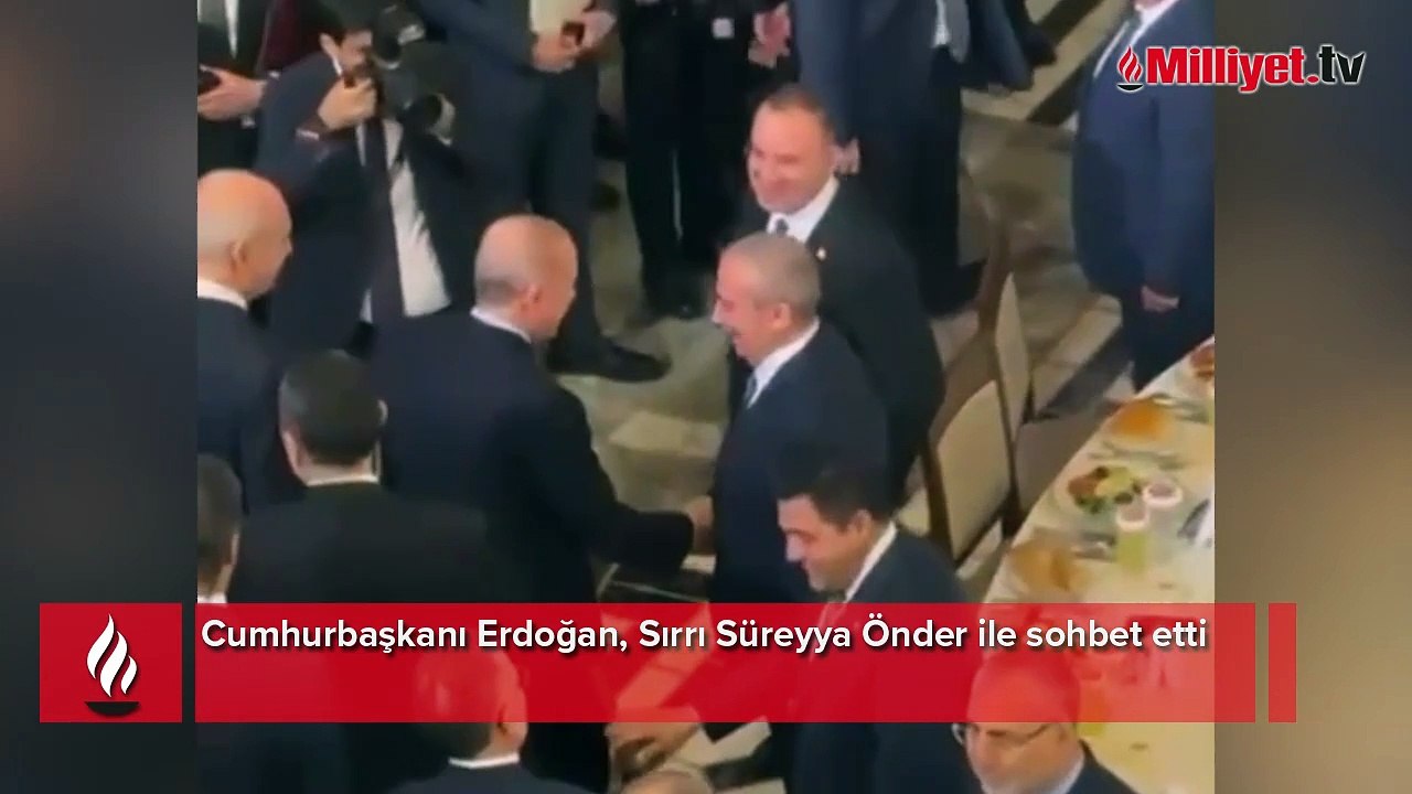 Cumhurbaşkanı Erdoğan, Sırrı Süreyya Önder ile sohbet etti