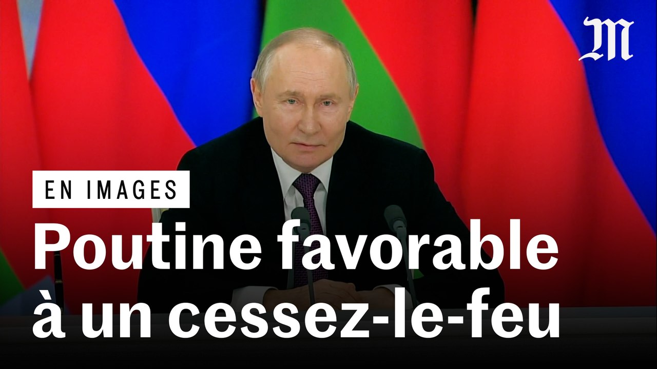Ukraine : Vladimir Poutine s’est dit favorable à la fin des combats