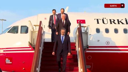 Bakanlar Fidan, Güler ile MİT Başkanı Kalın, Şam’ı ziyaret etti