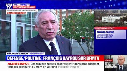 François Bayrou: "C'est un moment qui exige beaucoup de solidarité nationale"
