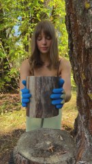 Girl Lost in the Woods Makes a DIY Hammer! 🔨🌲