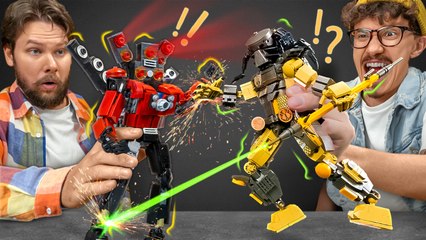 Transformers vs. Skibidi Toilet Titans! 🚽🤖 LEGO Heroes Take on Monsters in an INSANE Battle! 🔥