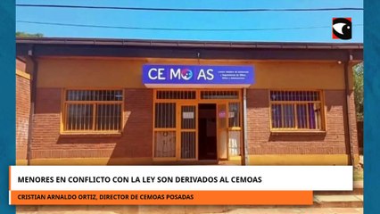 Menores en conflicto con la ley son derivados al CEMOAS