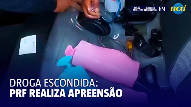 PRF apreende cocaína dentro de tanque de combustível em Minas