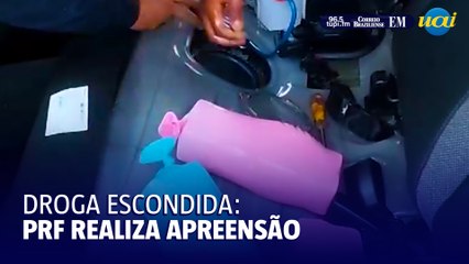 PRF apreende cocaína dentro de tanque de combustível em Minas