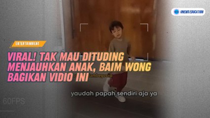 Viral! Tak Mau Dituding Menjauhkan Anak, Baim Wong Bagikan Vidio Ini