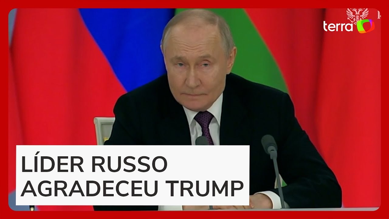 Putin cita Brasil e diz apoiar um cessar-fogo com a Ucrânia, mas quer ‘discutir termos’ com os EUA