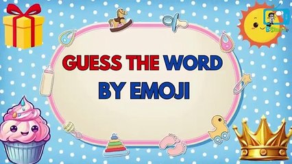 Guess the Emoji Challenge for Kids | Fun & Educational Game Video